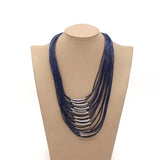 Multilayer Necklace Jewelry Women's Glamour Chain Tassel Clavicle Necklaces