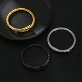 Stainless Steel Men's Rope Bracelet