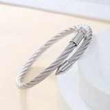 Stainless Steel Men's Rope Bracelet