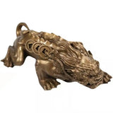 National Tide Brass Lion Head Pixiu Tianlu Pendant, Blessing Gift for Men