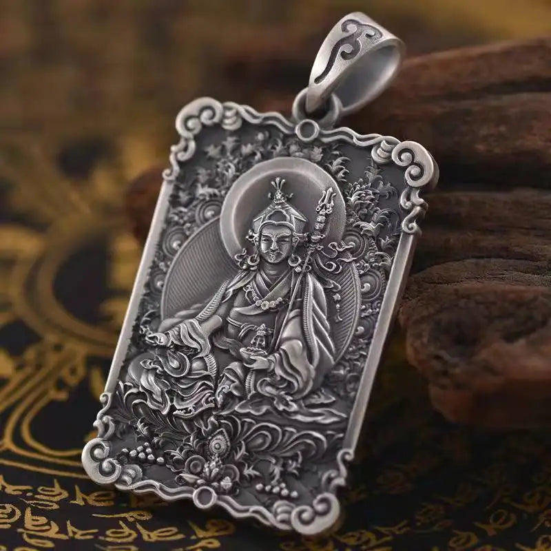 Padmasambhava Pendant Male Amulet Retro Ornaments