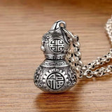 National Style Gourd Pendant Hollow Retro Couple Necklace Pendant