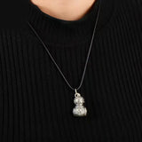National Style Gourd Pendant Hollow Retro Couple Necklace Pendant