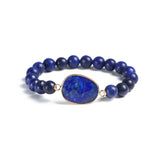 8MM Lapis Luzuli Antique Buddha Beads Bracelet Tibetan Bracelet Bead Jewelry