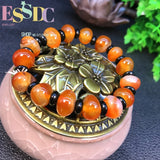 Natural Agate Stone Bracelet Crystal Jewelry for Women