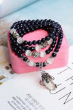 Sand Stone Beaded Bracelet with Gourd Accessories Gemstone Jewelry for Woman