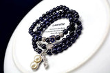 Sand Stone Beaded Bracelet with Peanut Accessories for Women