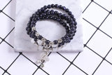 Sand Stone Beaded Opal Gemstone Bracelet with Gourd Accessories