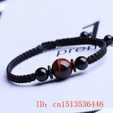 Tiger Eye Stone Beads Bracelet Health Wealth Lucky Women Jade