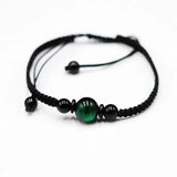 Tiger Eye Stone Beads Bracelet Health Wealth Lucky Women Jade