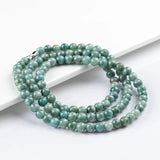 Burmese Jade Bean Green Three Circle Bracelet Jadeite Charm Bracelet