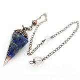 Chip Stone Pendulum Hexagonal Reiki Yoga Pyramid Pendant