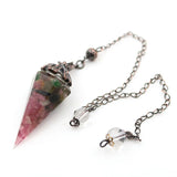 Chip Stone Pendulum Hexagonal Reiki Yoga Pyramid Pendant