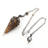 Chip Stone Pendulum Hexagonal Reiki Yoga Pyramid Pendant