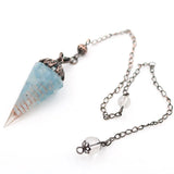 Chip Stone Pendulum Hexagonal Reiki Yoga Pyramid Pendant