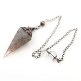 Chip Stone Pendulum Hexagonal Reiki Yoga Pyramid Pendant
