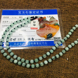 Colorful Stone Goldfish Pendant with Green Bead Chain