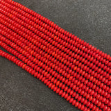 Natural Coral Beads Flat Round Shape Loose Beads for Jewelry Making