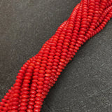 Natural Coral Beads Flat Round Shape Loose Beads for Jewelry Making