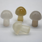 Dragon Bloodstones Mushroom Pendants for Jewelry Making 20pcs