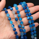 8mm Irregular Shape Stone Beads for Jewelry Making, 16" Necklace Length
