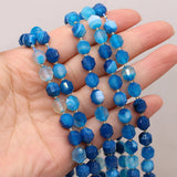 8mm Irregular Shape Stone Beads for Jewelry Making, 16" Necklace Length