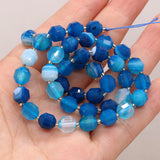 8mm Irregular Shape Stone Beads for Jewelry Making, 16" Necklace Length