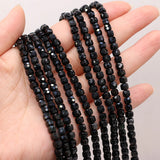Natural Faceted Stone Spinel 4x4mm Loose Beads for Jewelry Necklace Making