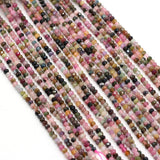 Natural Tourmaline Stone Beads for Jewelry Making 3x4mm