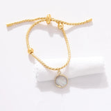 Fresh Water Pearl Bracelet Eco Brass 14k Real 2021