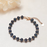 Natural Freshwater Pearl Fine Bracelet for Women Charm 18K Real