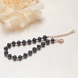 Natural Freshwater Pearl Fine Bracelet for Women Charm 18K Real