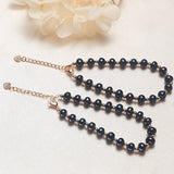 Natural Freshwater Pearl Fine Bracelet for Women Charm 18K Real