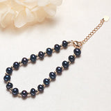 Natural Freshwater Pearl Fine Bracelet for Women Charm 18K Real