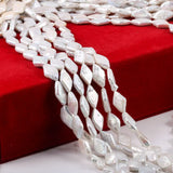 Natural Freshwater Long Shape Pearl Beads for Jewelry Making 8x25mm