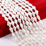 Natural Freshwater Long Shape Pearl Beads for Jewelry Making 8x25mm