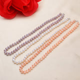 6-7MM Freshwater Pearl Necklace Tibetan Silver Clasp