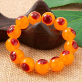 Natural Red Bird Head Bracelet Amber Honey Wax Bracelet
