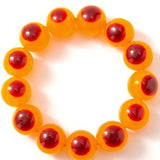 Natural Red Bird Head Bracelet Amber Honey Wax Bracelet
