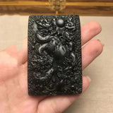 Ice Medicine King Shi Jiulong Guanyin Pendant Dragon Protector