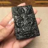 Ice Medicine King Shi Jiulong Guanyin Pendant Dragon Protector