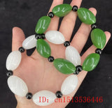 Hotan Jade Beads Elastic Bracelet DIY Lucky Jade Jewelry Female Exorcism Amulet