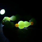Hotan Jade Gourd Elastic Bracelet DIY Lucky Women Jade Beads Jewelry