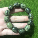 Natural Jade Tibetan Medicine Wang Shi Beaded Bracelets Health Care Jewelry