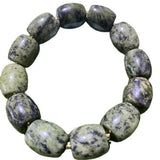 Natural Jade Tibetan Medicine Wang Shi Beaded Bracelets Health Care Jewelry