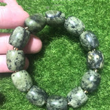 Natural Jade Tibetan Medicine Wang Shi Beaded Bracelets Health Care Jewelry