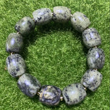 Natural Jade Tibetan Medicine Wang Shi Beaded Bracelets Health Care Jewelry