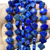 Natural Lapis Lazuli Turquoise Flower Spacer Beads 12MM