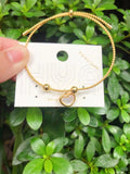 Natural Mother Shell Bracelet Heart For Women Wedding Party