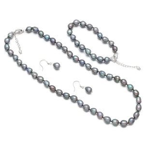 Elegant Natural Pearl Jewelry Set for Women